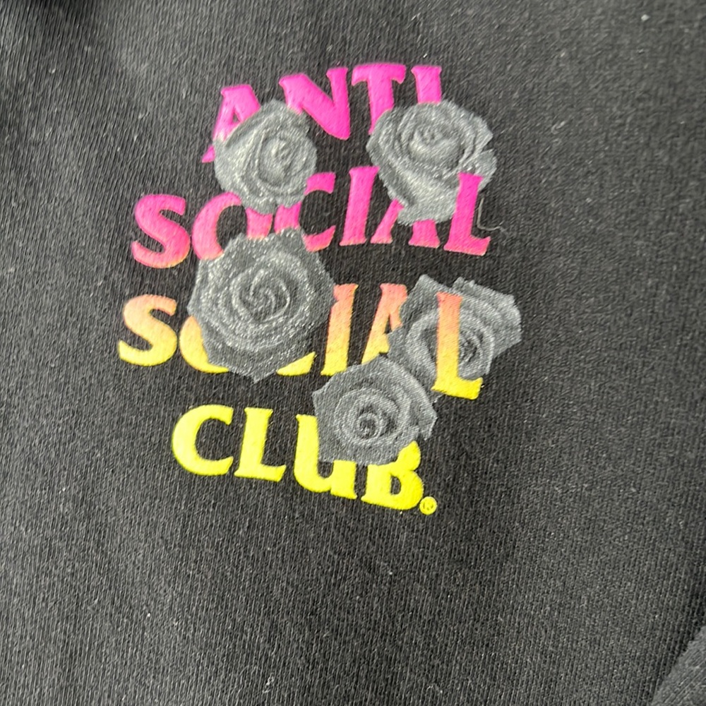 Antisocial social club black hoodie
